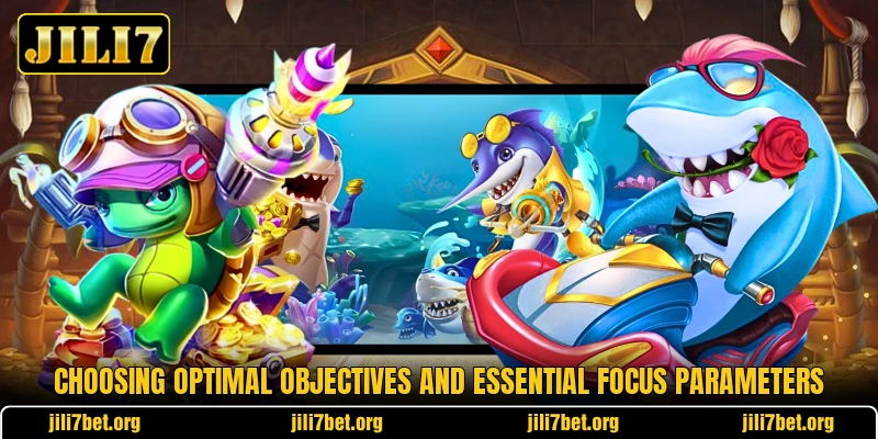 Choosing optimal objectives and essential focus parameters Choosing optimal objectives and essential focus parameters