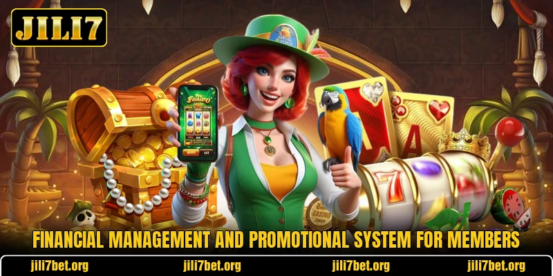 Financial management and promotional system for members Financial management and promotional system for members
