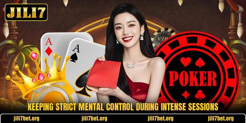 Keeping strict mental control during intense sessions Keeping strict mental control during intense sessions