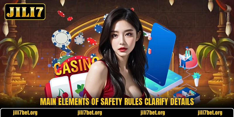 Main elements of safety rules clarify details Main elements of safety rules clarify details