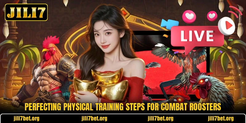Perfecting physical training steps for combat roosters Perfecting physical training steps for combat roosters